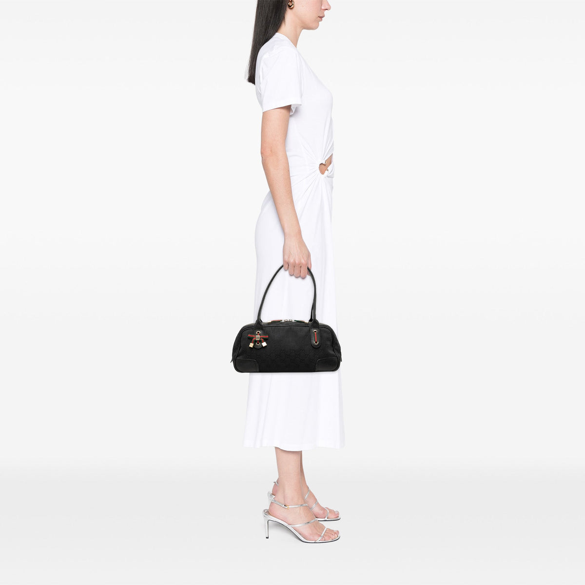 Gucci GG Canvas Web Princy Shoulder Bag