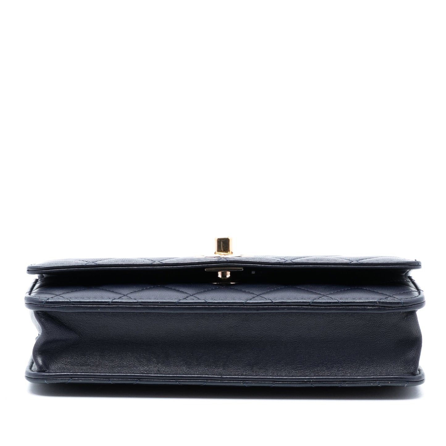 Chanel Lambskin Trendy CC Wallet On Chain