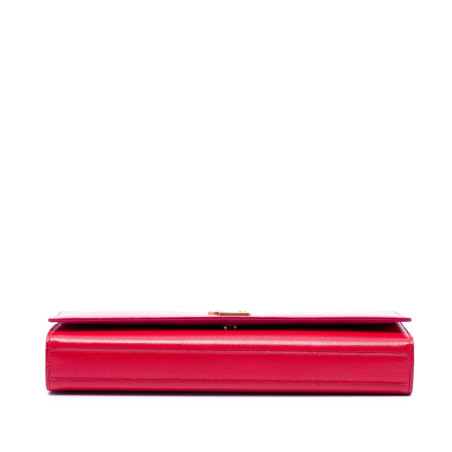 Saint Laurent Grain de Poudre Monogram Cassandre Clutch