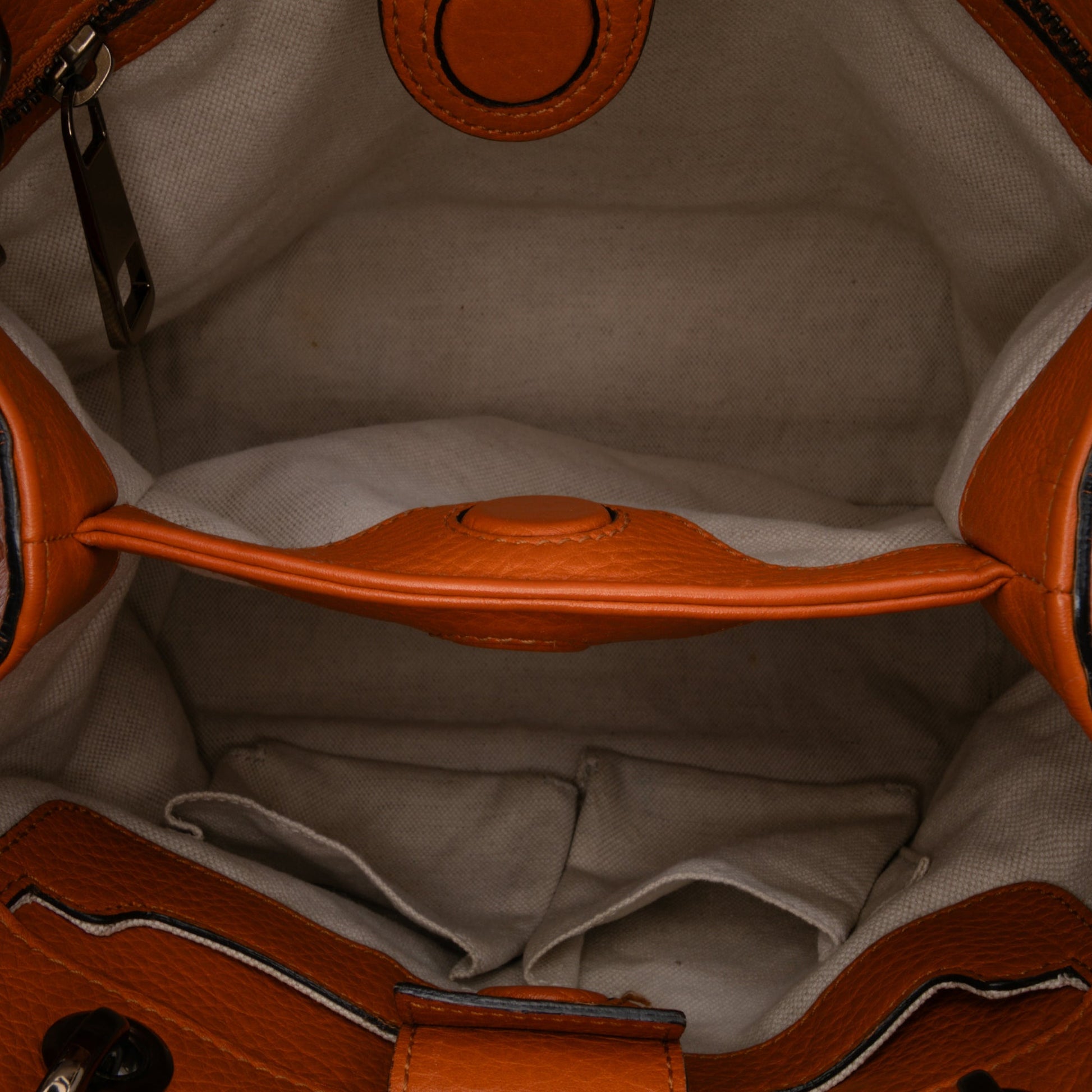 Gucci Small Calfskin Bamboo Shopper Satchel