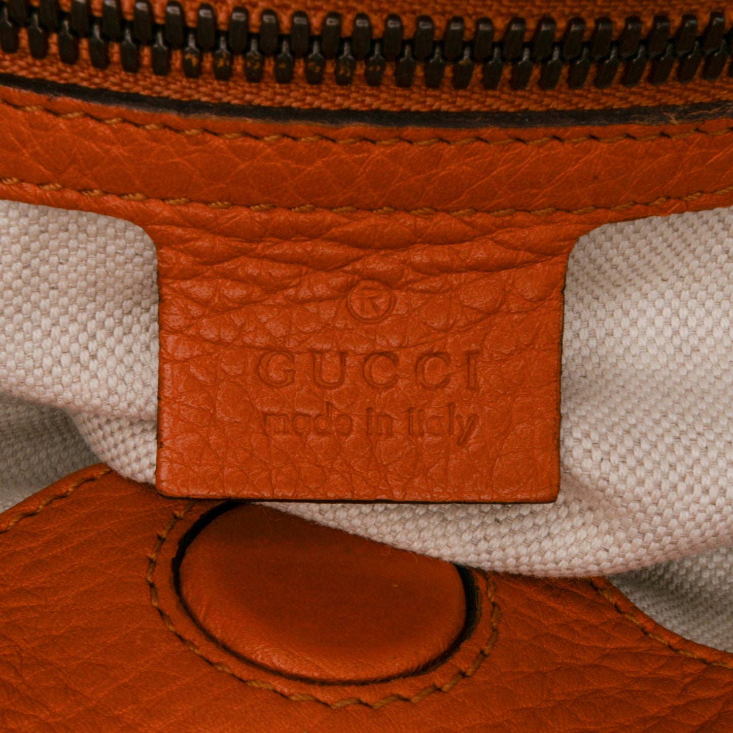 Gucci Small Calfskin Bamboo Shopper Satchel