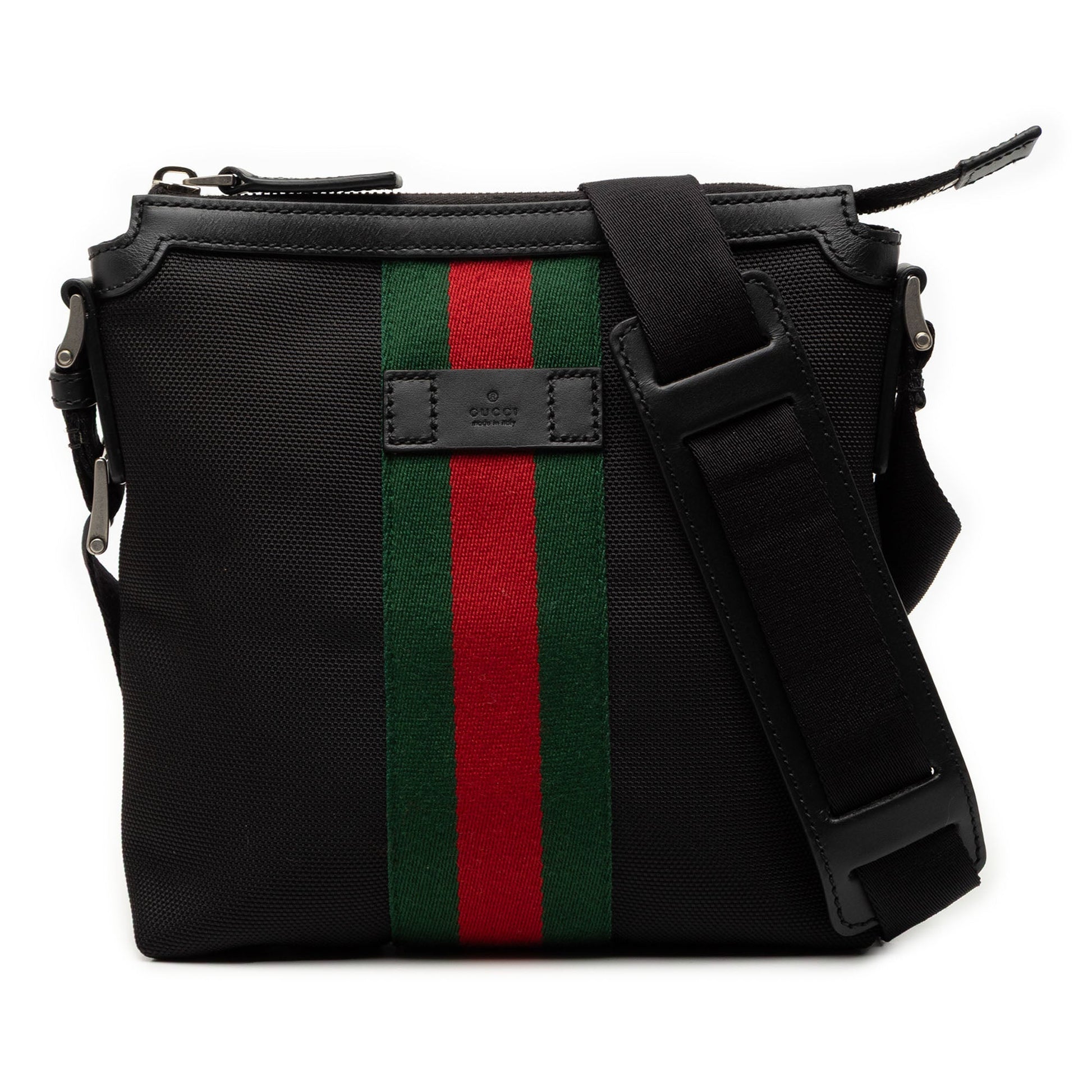Gucci Techno Canvas Web Messenger Bag