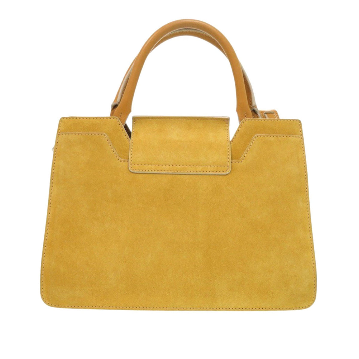 Jimmy Choo Suede and Leather Rebel Top Handle Bag