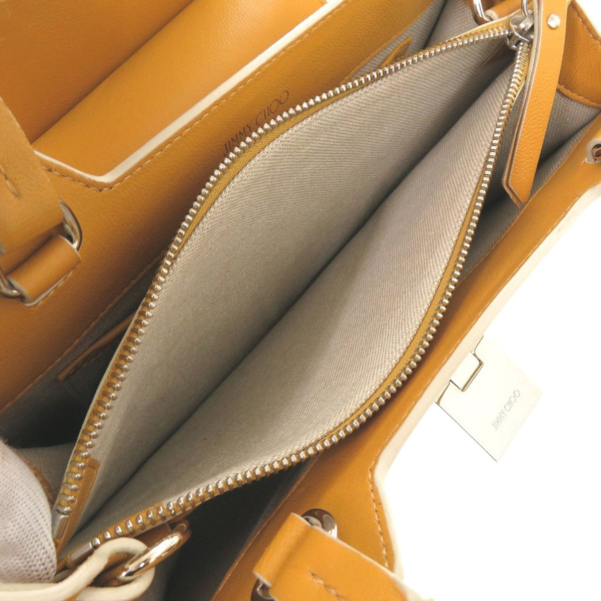 Jimmy Choo Suede and Leather Rebel Top Handle Bag