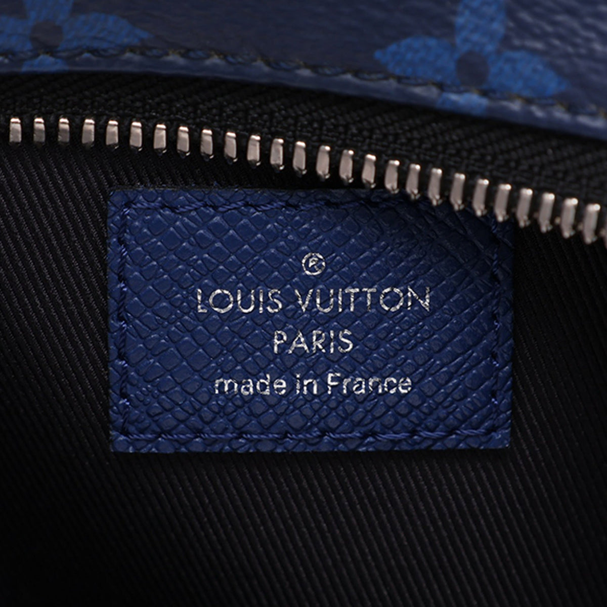 Louis Vuitton Monogram Taigarama Discovery Backpack — Blue