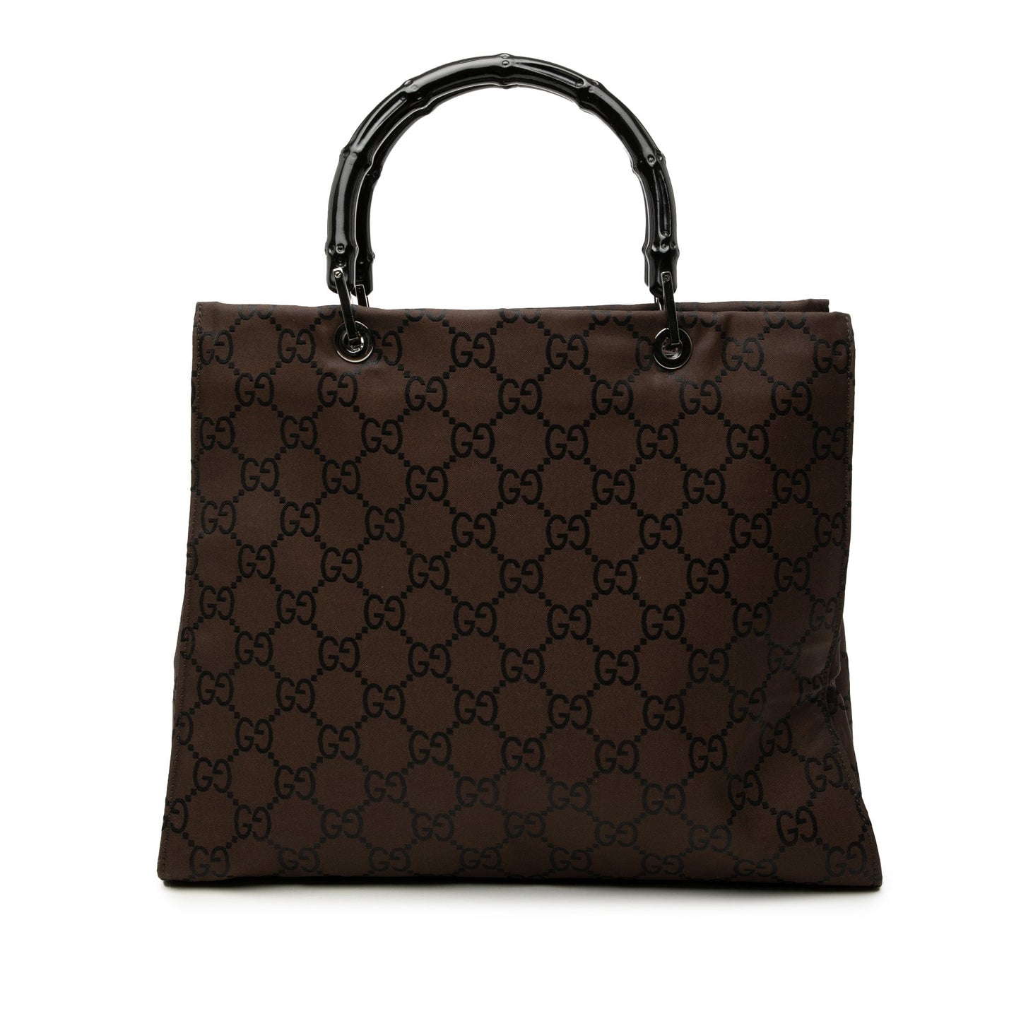 GG Nylon Bamboo Handbag