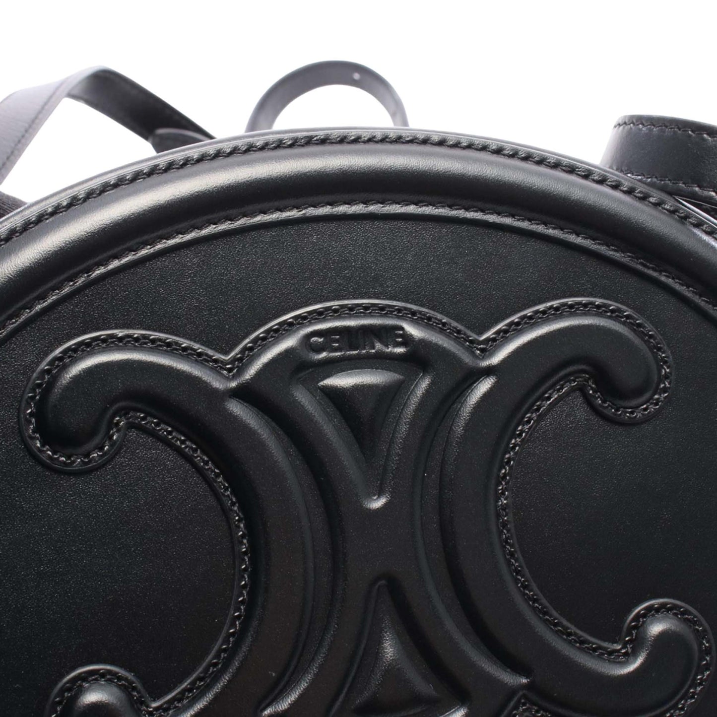 Celine Small Calfskin Cuir Triomphe Oval Crossbody