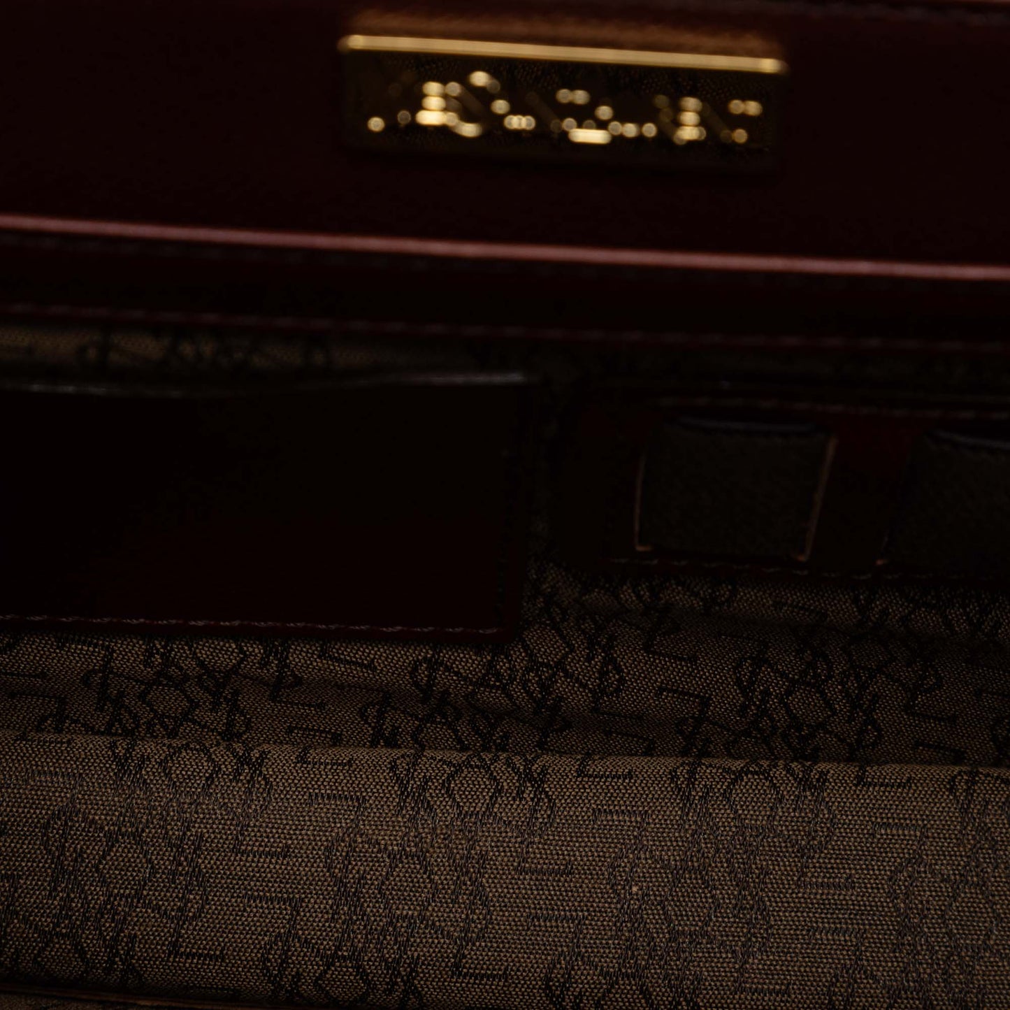 Grained Calfskin Flap Clutch