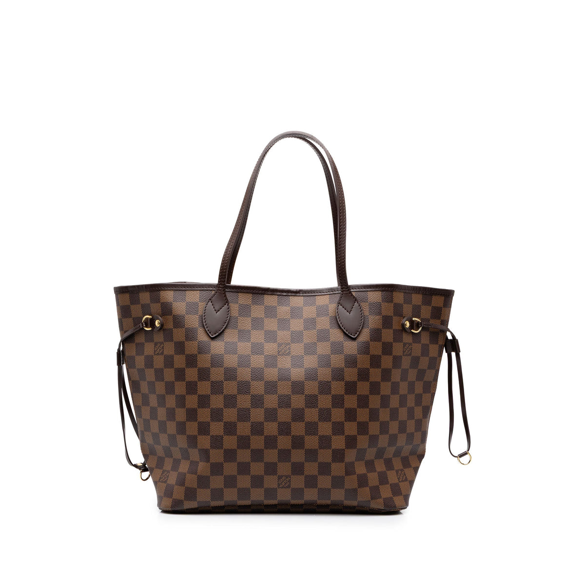 Louis Vuitton Damier Ebene Neverfull MM — Brown