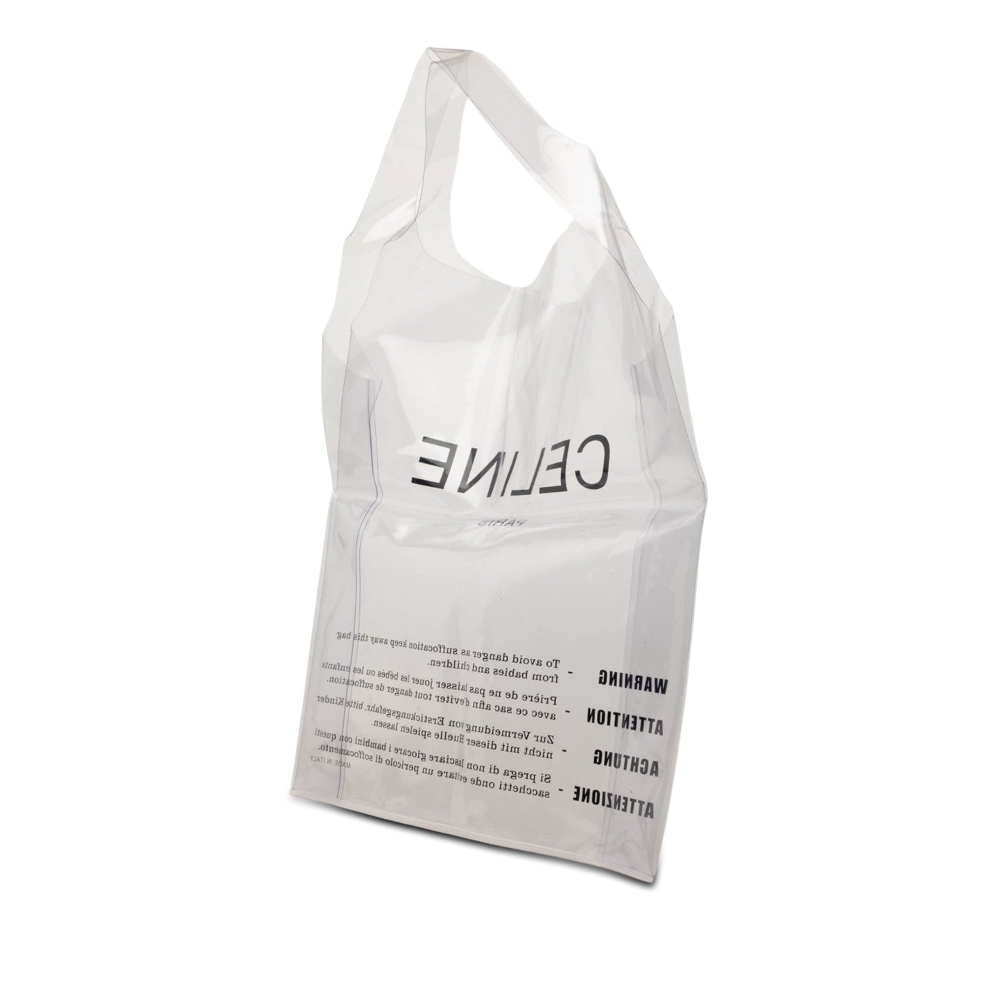 Celine PVC Shopping Tote