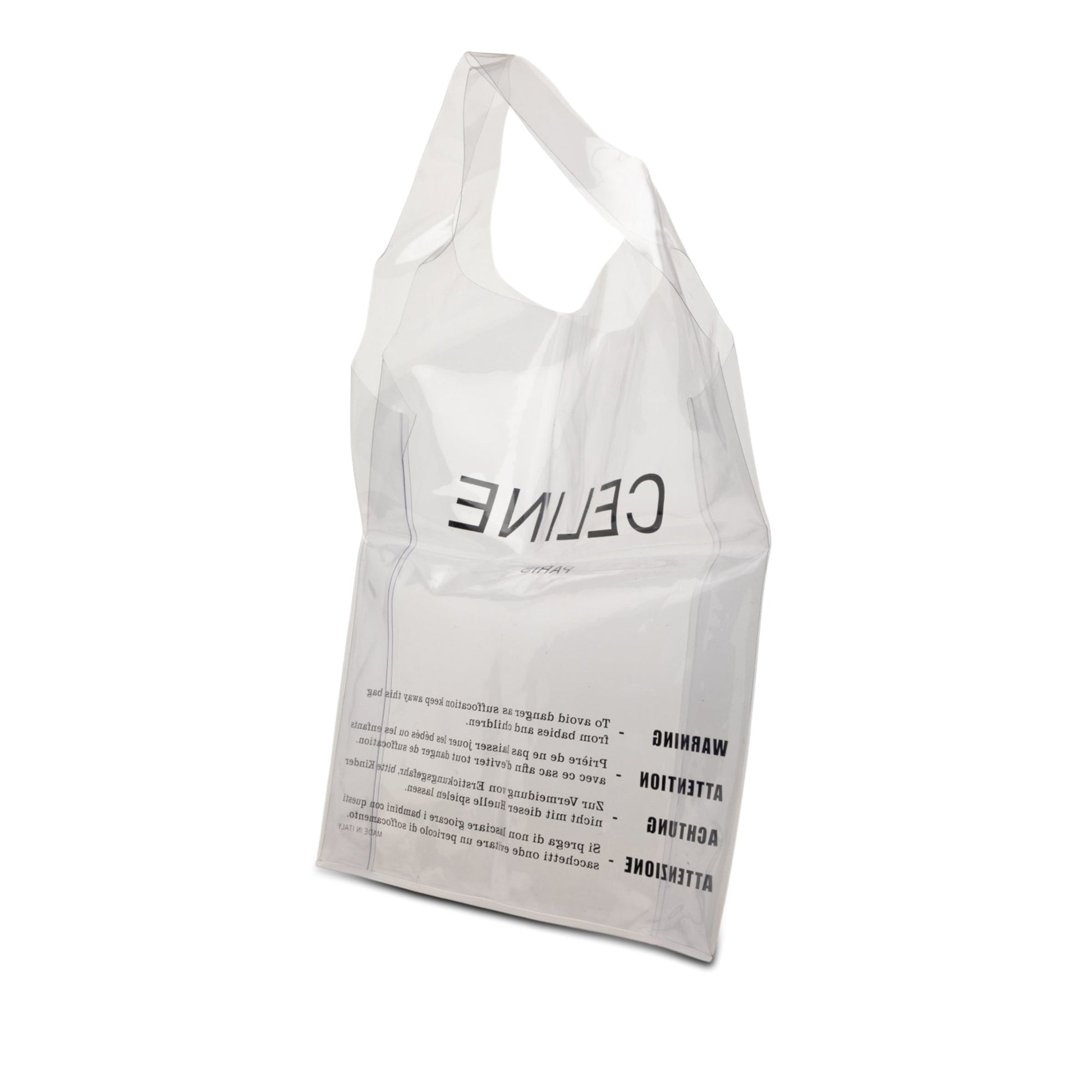 Celine PVC Shopping Tote
