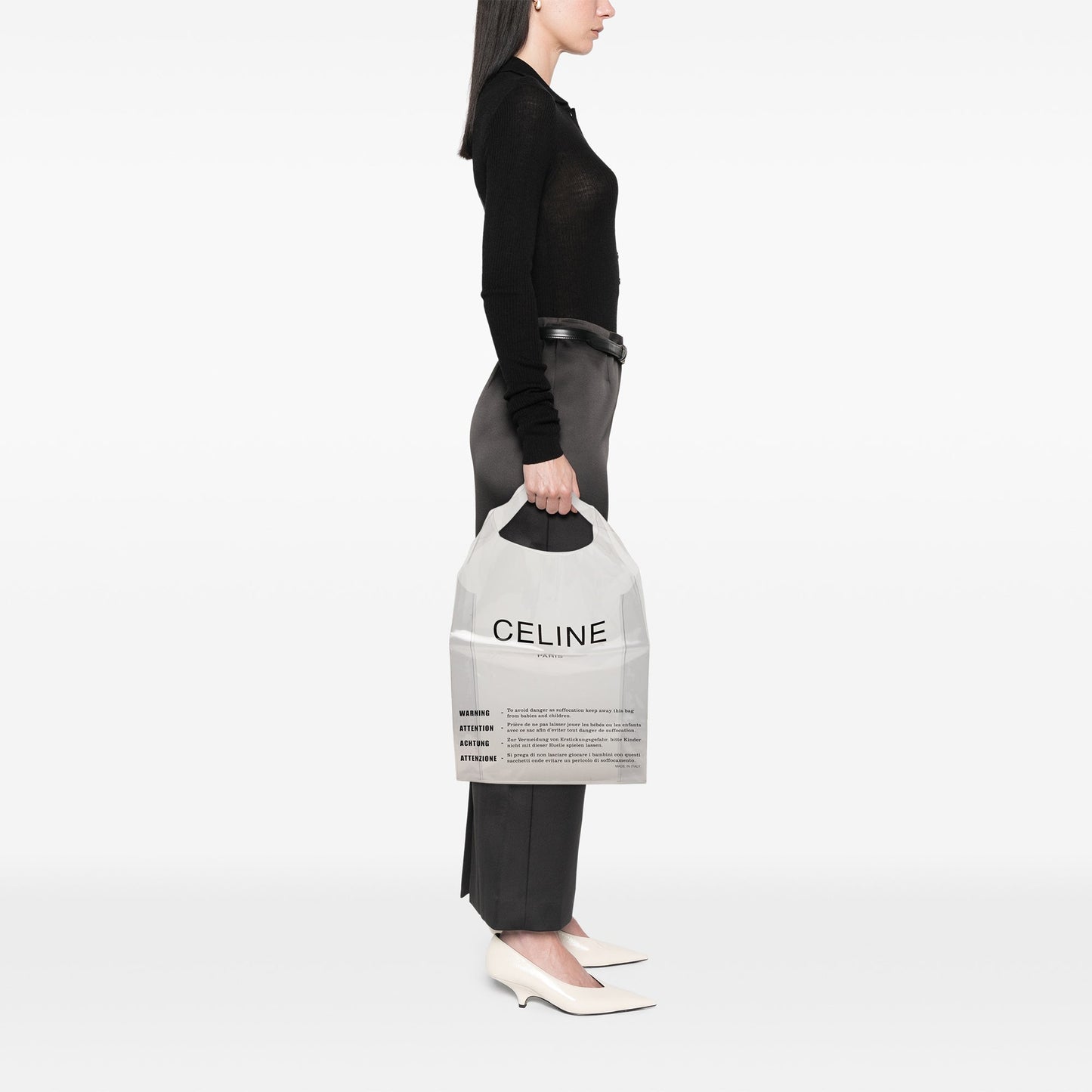Celine PVC Shopping Tote