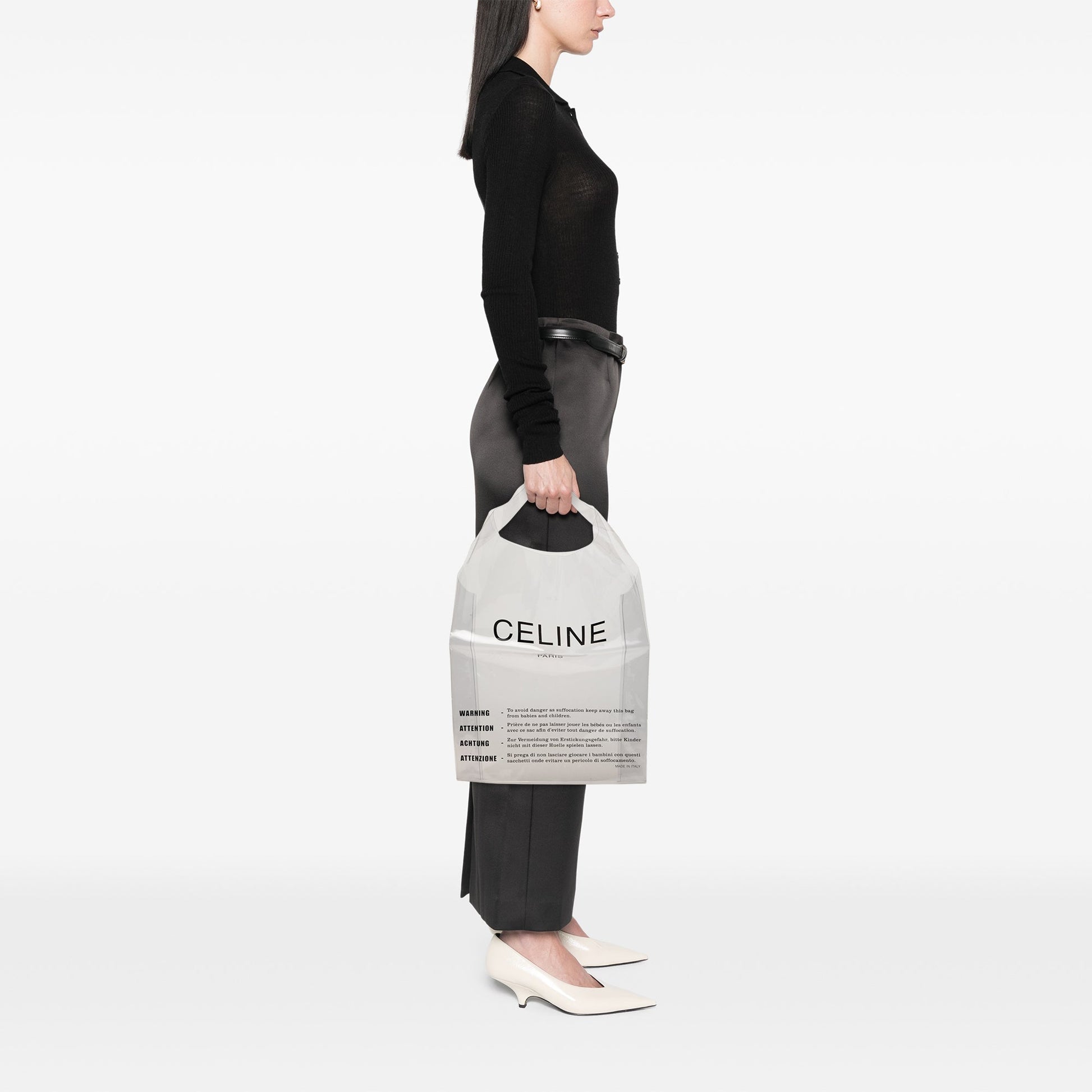 Celine PVC Shopping Tote