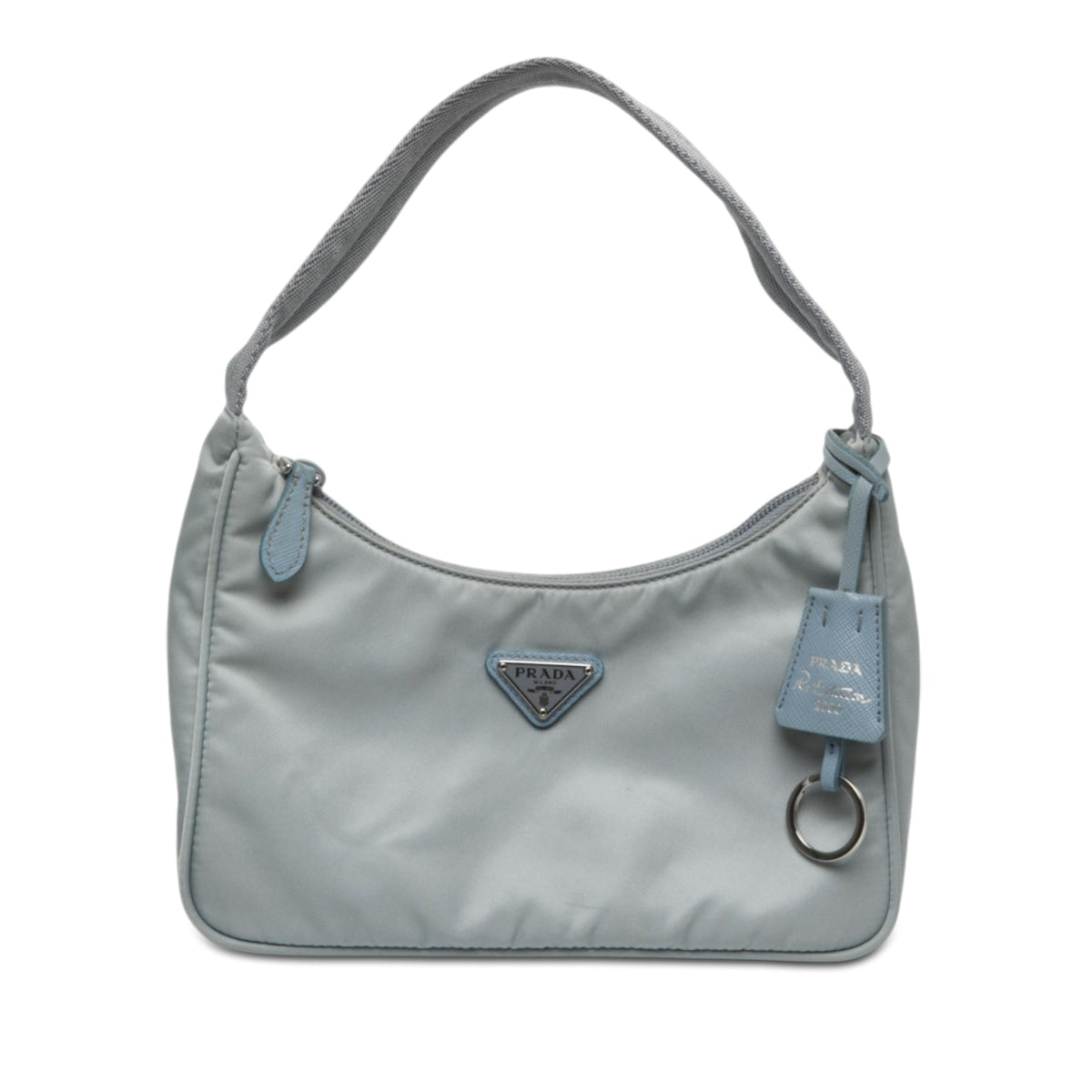Prada Mini Tessuto Re Edition 2000 Shoulder Bag — Blue