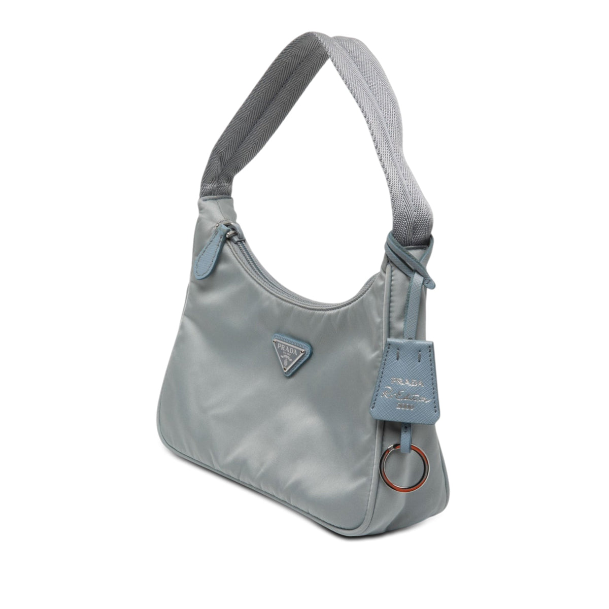 Prada Mini Tessuto Re Edition 2000 Shoulder Bag — Blue