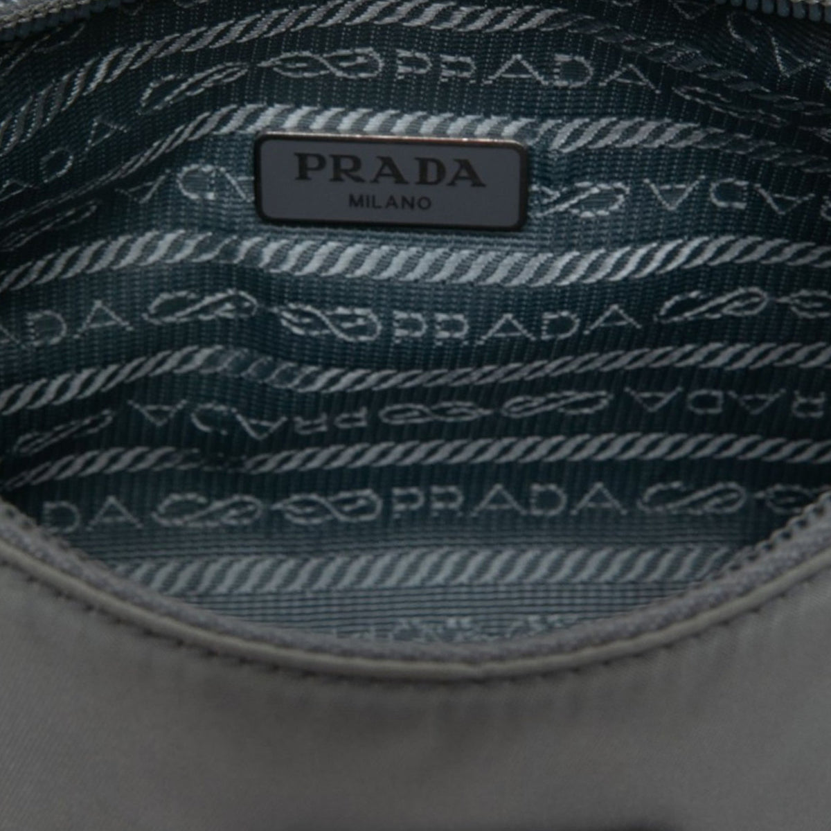 Prada Mini Tessuto Re Edition 2000 Shoulder Bag — Blue