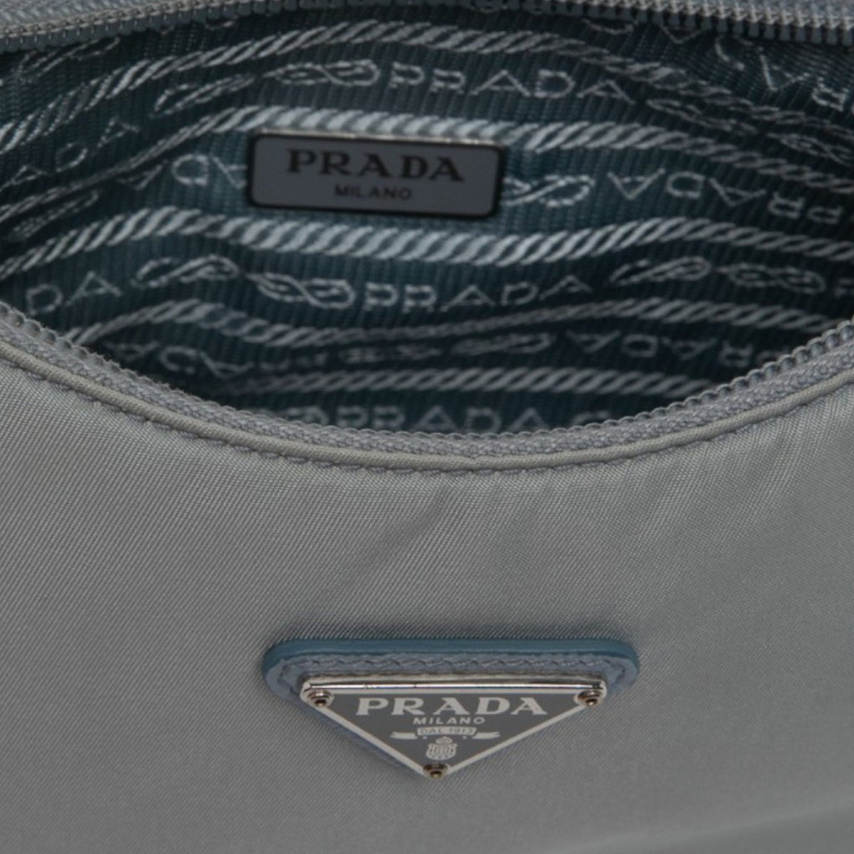 Prada Mini Tessuto Re Edition 2000 Shoulder Bag — Blue