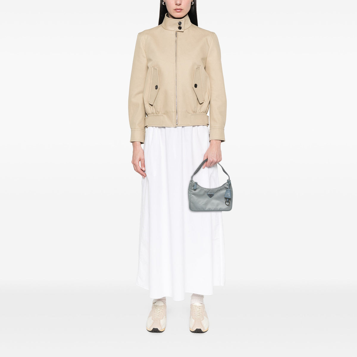 Prada Mini Tessuto Re Edition 2000 Shoulder Bag — Blue