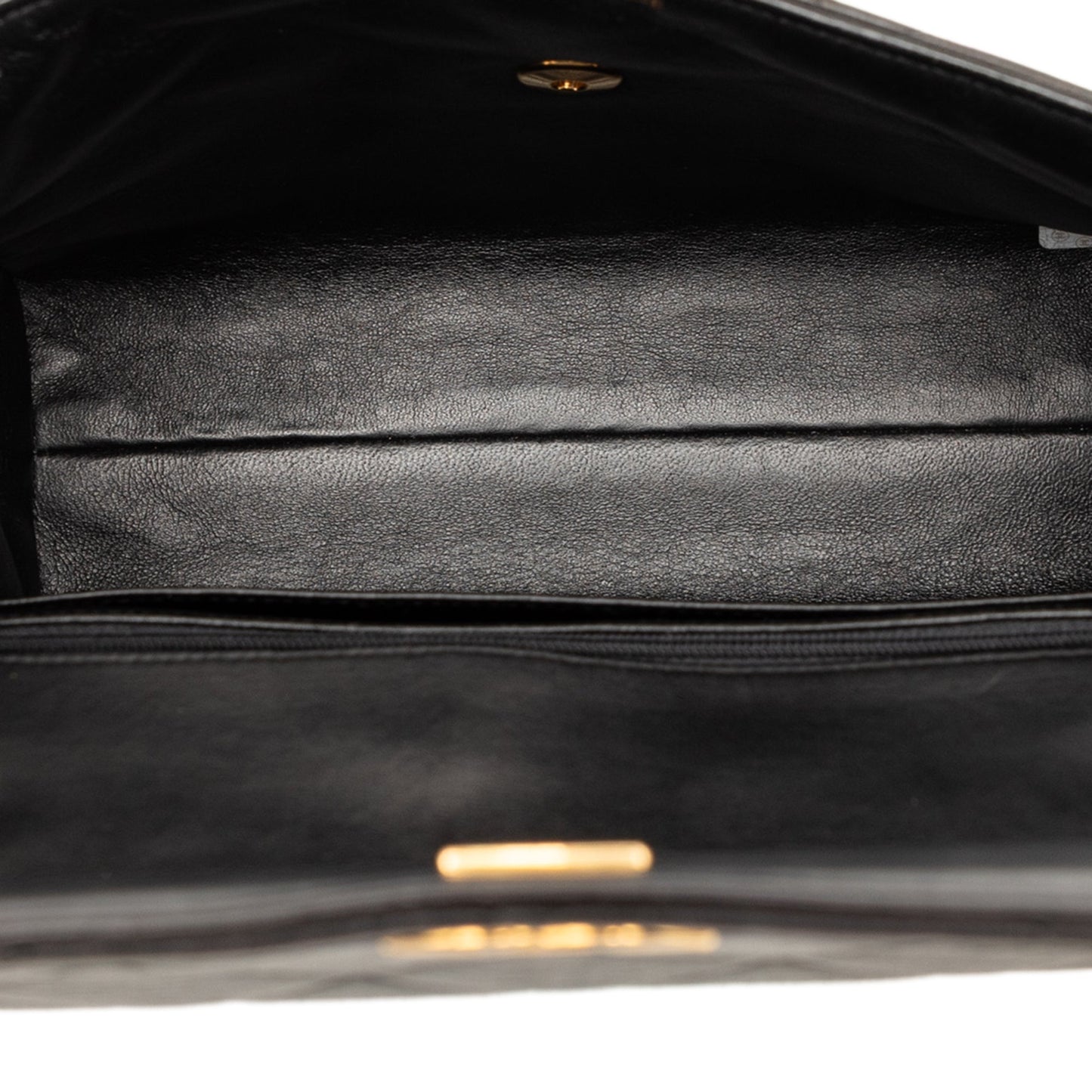 Chanel Small Square Quilted Lambskin Straight Single Flap