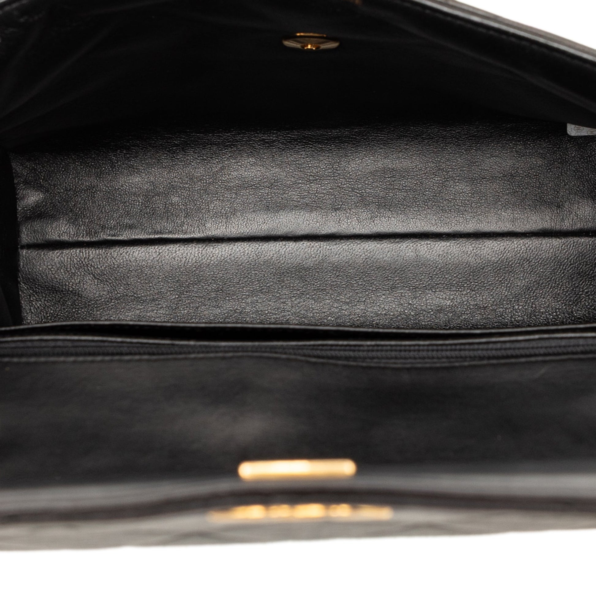 Chanel Small Square Quilted Lambskin Straight Single Flap