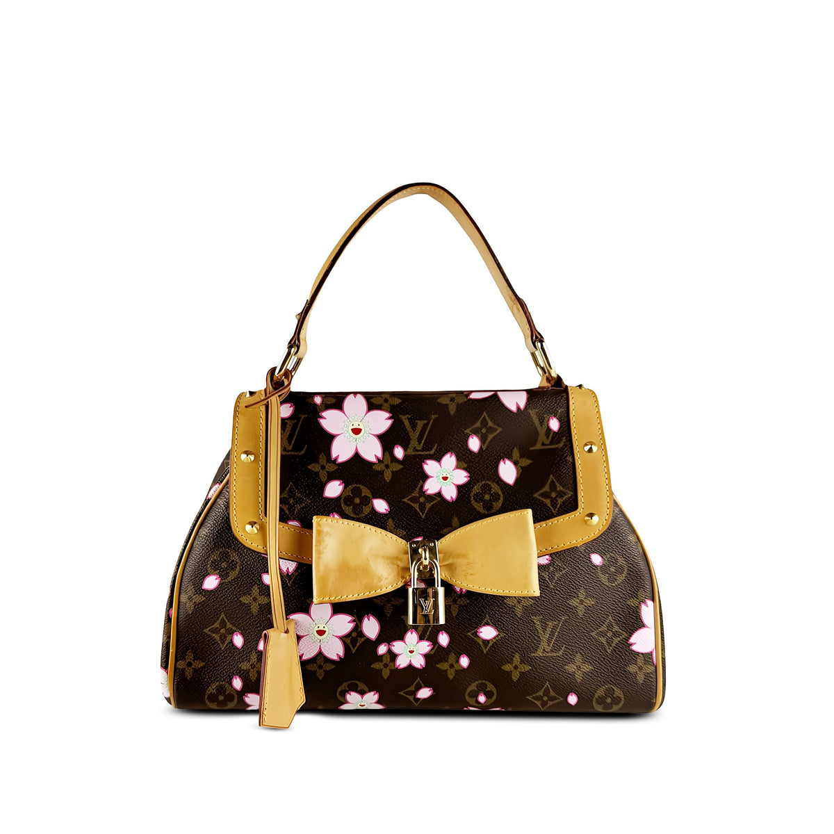 Louis Vuitton Takashi Murakami Monogram Cherry Blossom Sac Retro — Brown