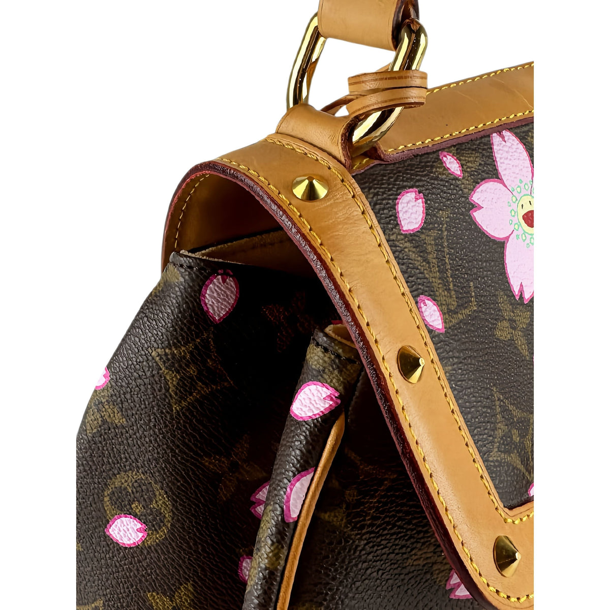 Louis Vuitton Takashi Murakami Monogram Cherry Blossom Sac Retro — Brown