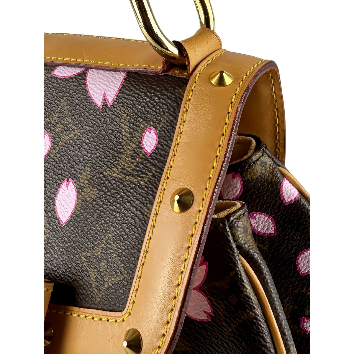 Louis Vuitton Takashi Murakami Monogram Cherry Blossom Sac Retro — Brown