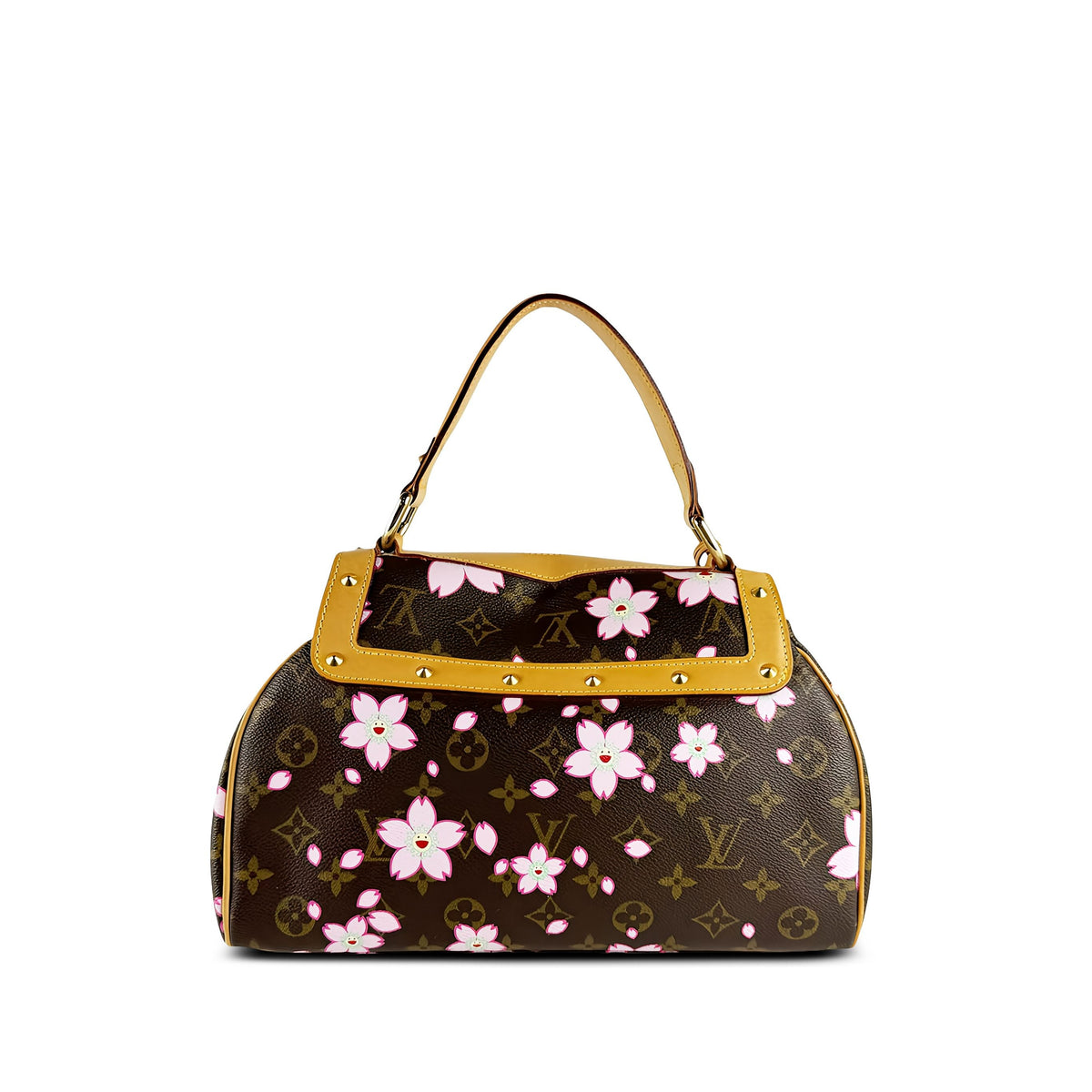Louis Vuitton Takashi Murakami Monogram Cherry Blossom Sac Retro — Brown
