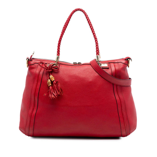 Gucci Calfskin Bella Satchel