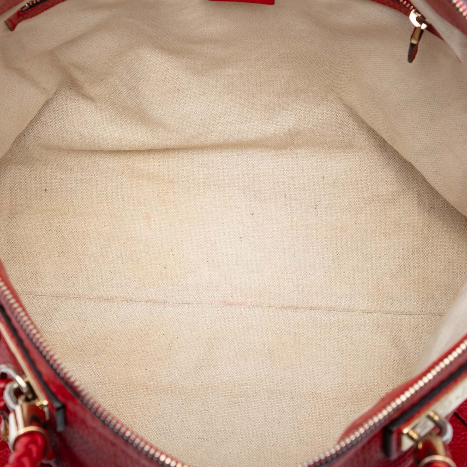 Gucci Calfskin Bella Satchel