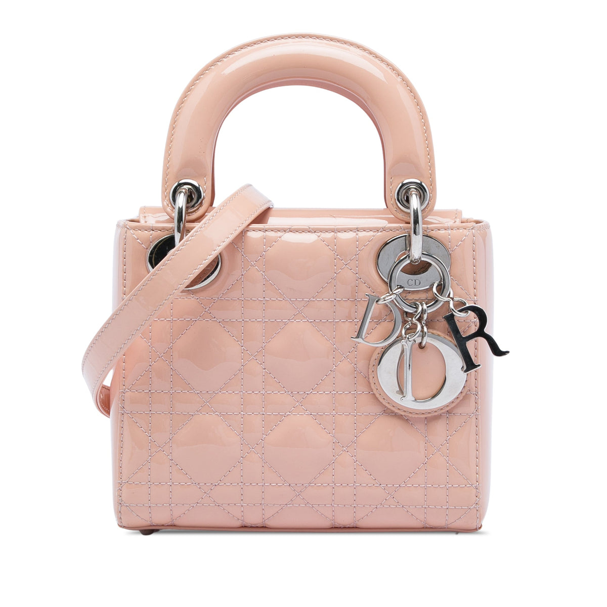 Dior Mini Patent Cannage Lady Dior