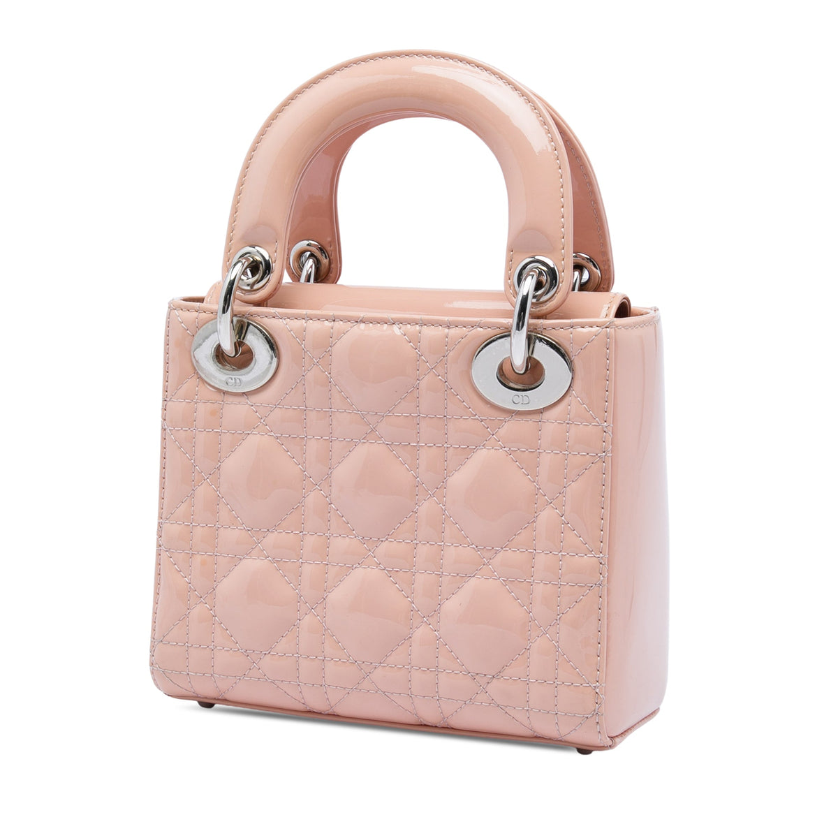 Dior Mini Patent Cannage Lady Dior