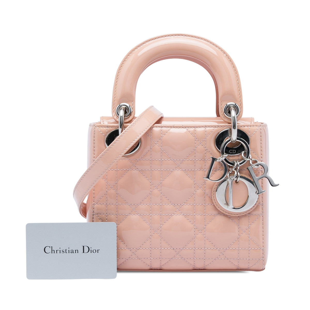 Dior Mini Patent Cannage Lady Dior