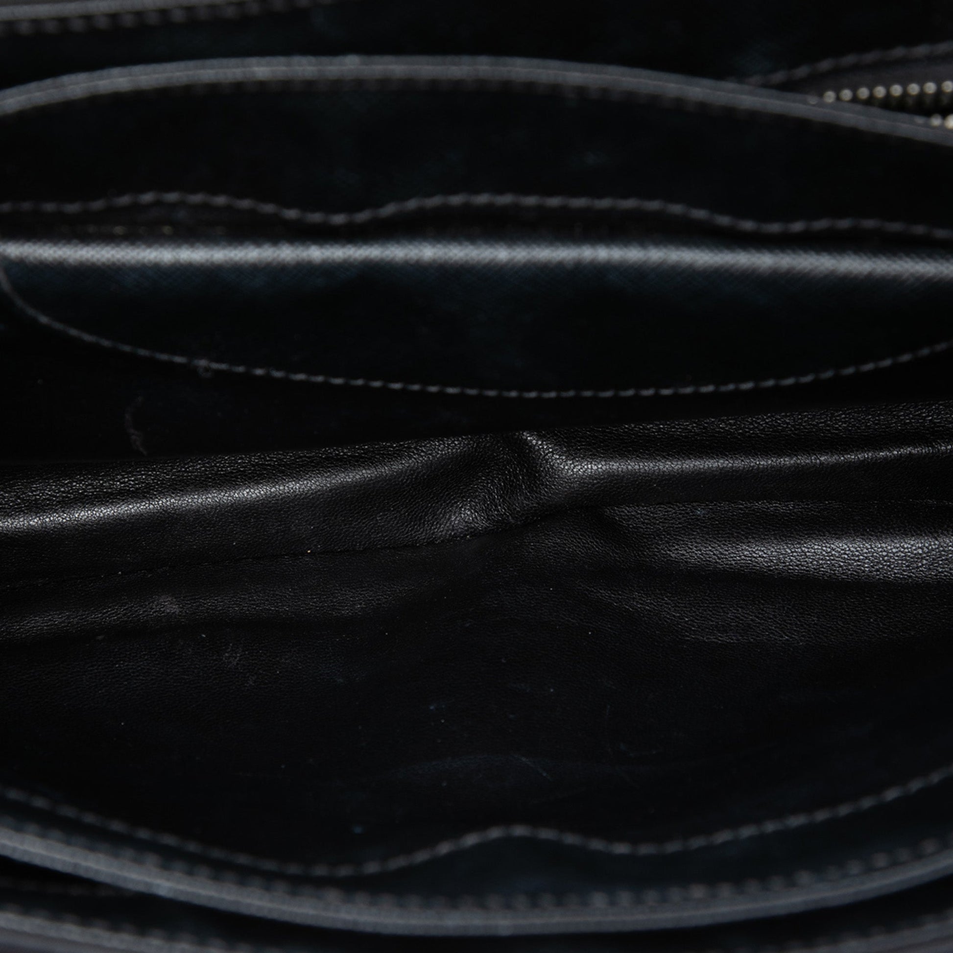 Prada Saffiano Lux and Tessuto Chain Crossbody