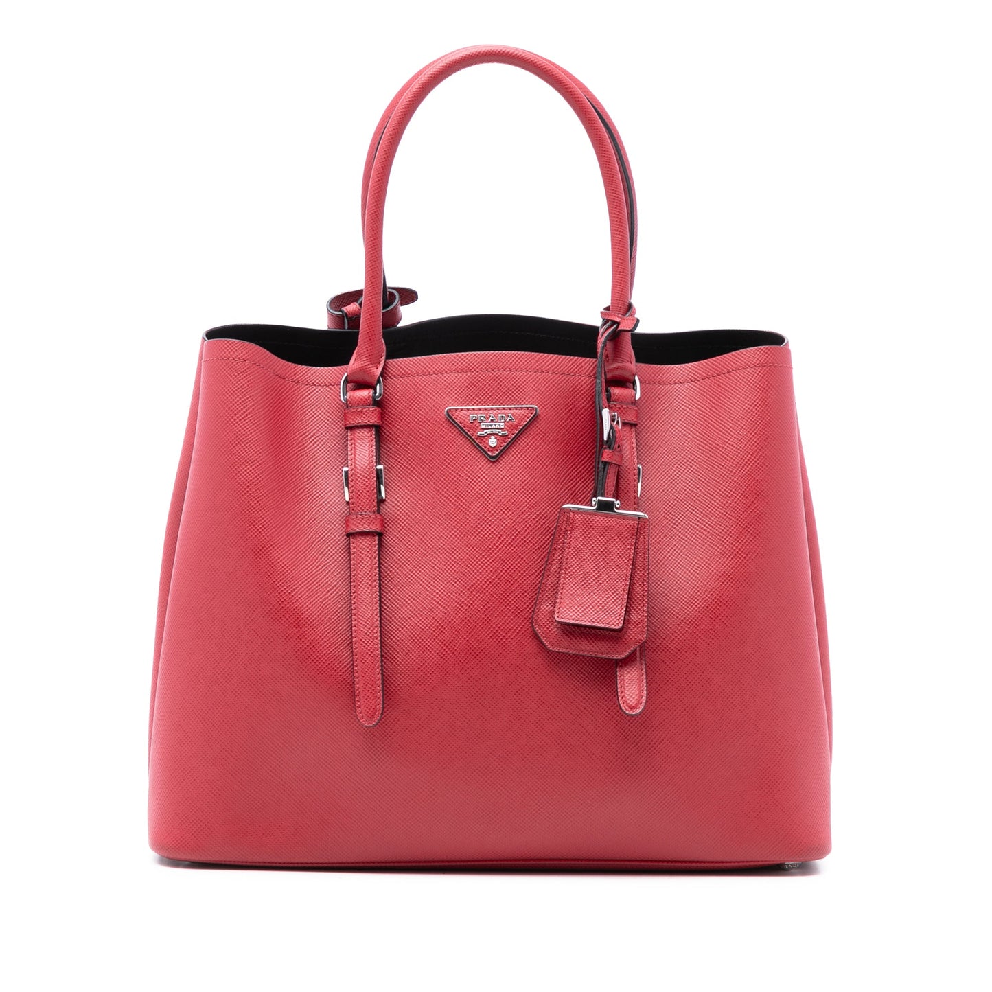 Prada Medium Saffiano Cuir Double Handle Satchel