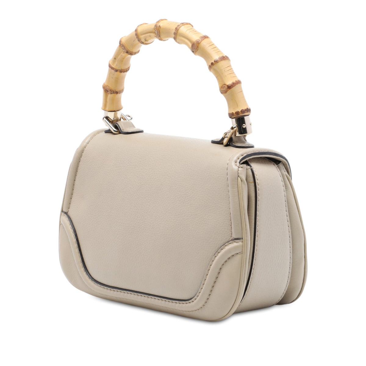 Gucci Medium Calfskin New Bamboo Satchel