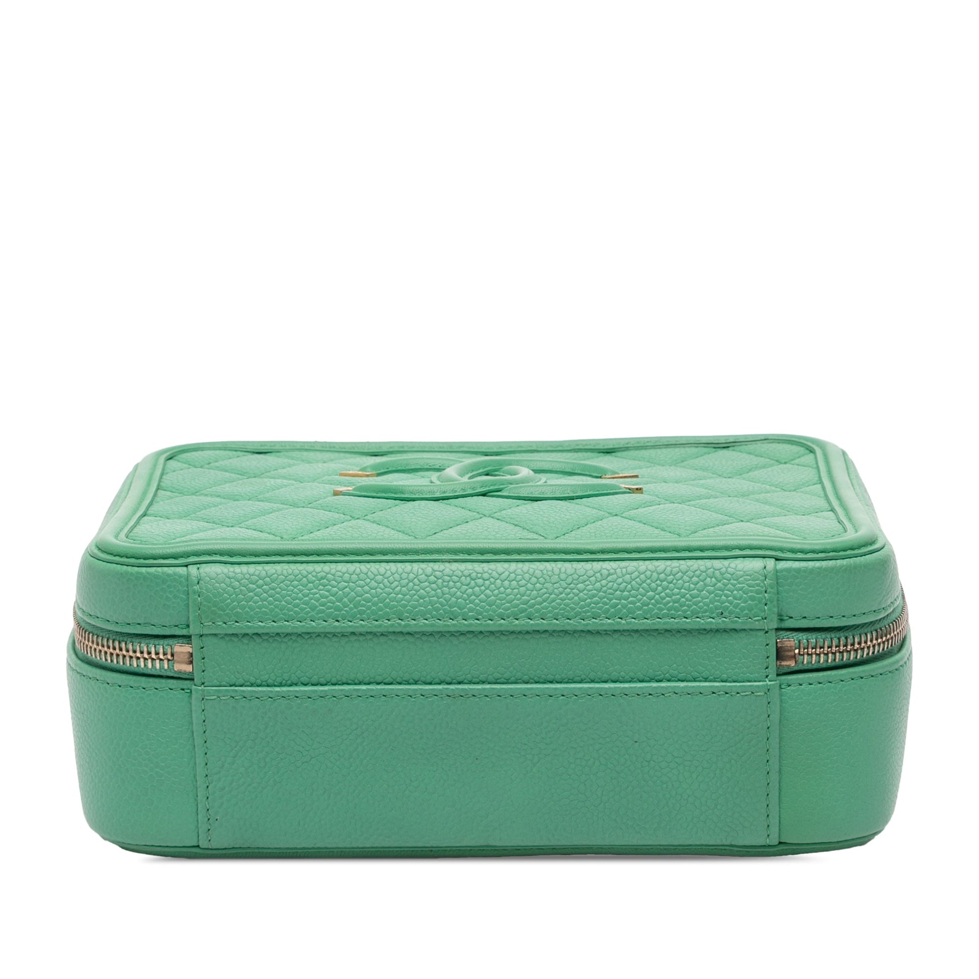 Chanel Medium Caviar CC Filigree Vanity Case