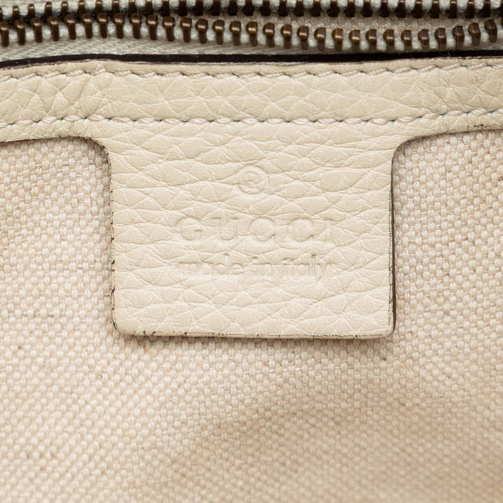 Medium Pebbled Calfskin Twill Tote