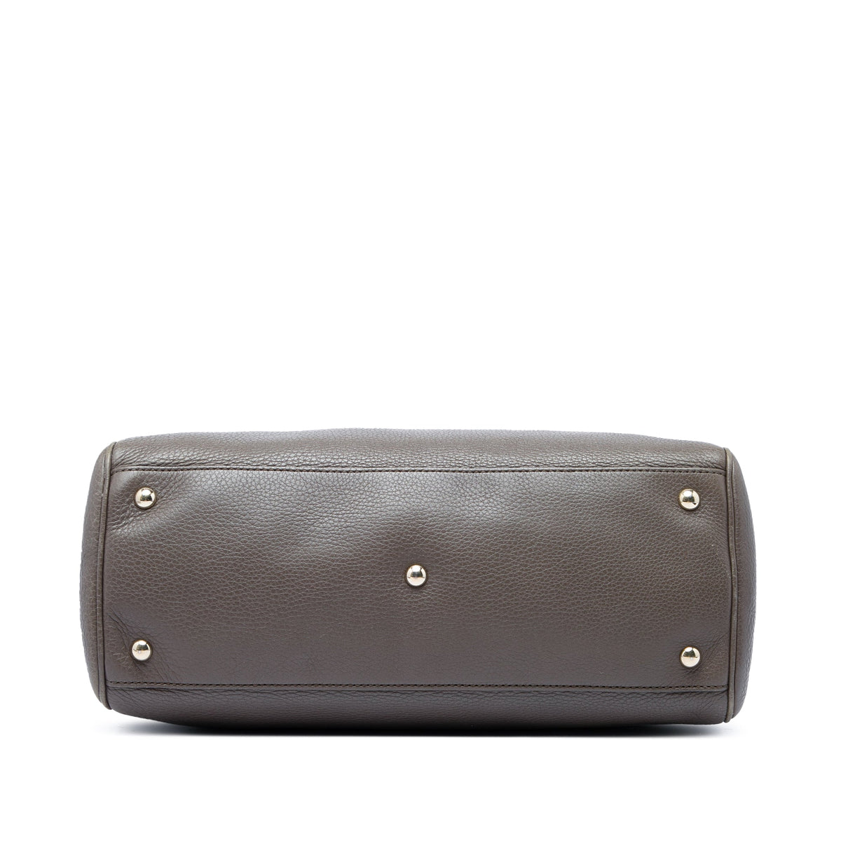 Gucci Medium Calfskin Bamboo Shopper Satchel — Brown