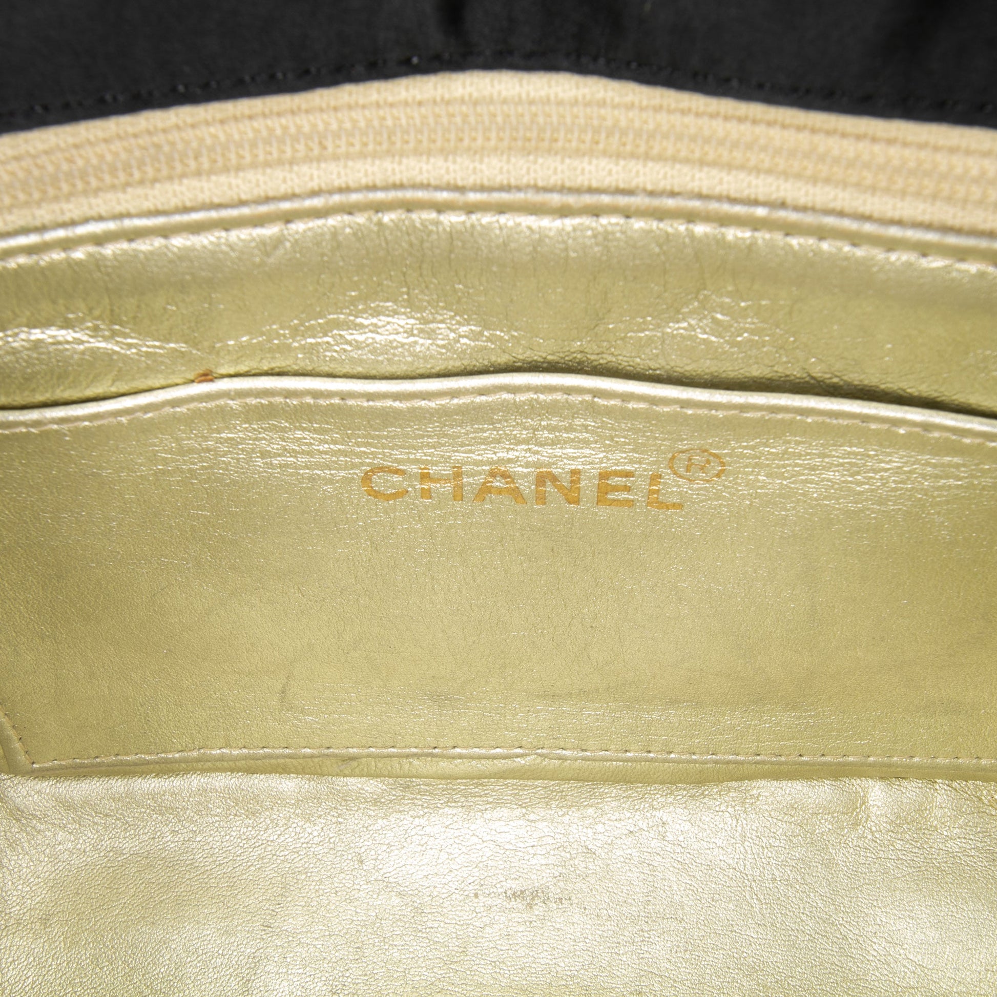 Chanel Mini Square Classic Satin Single Flap