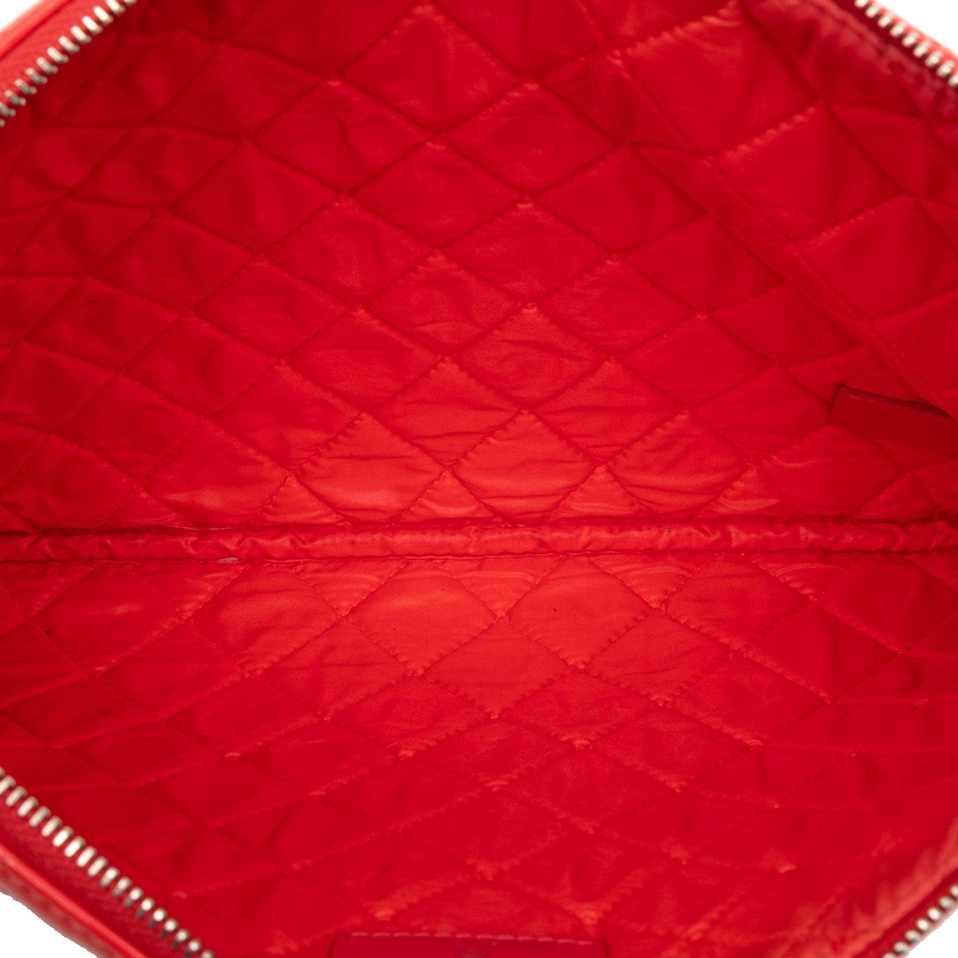 Chanel Medium Patent Quilted Cosmetic Case
