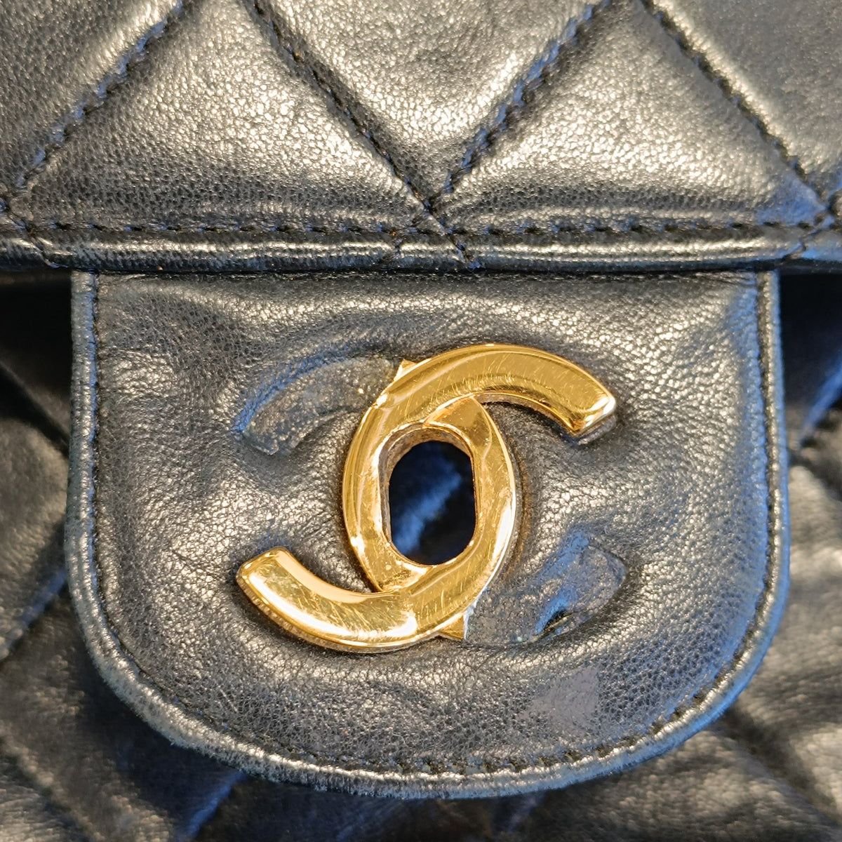 Chanel Medium Quilted Lambskin Double Flap