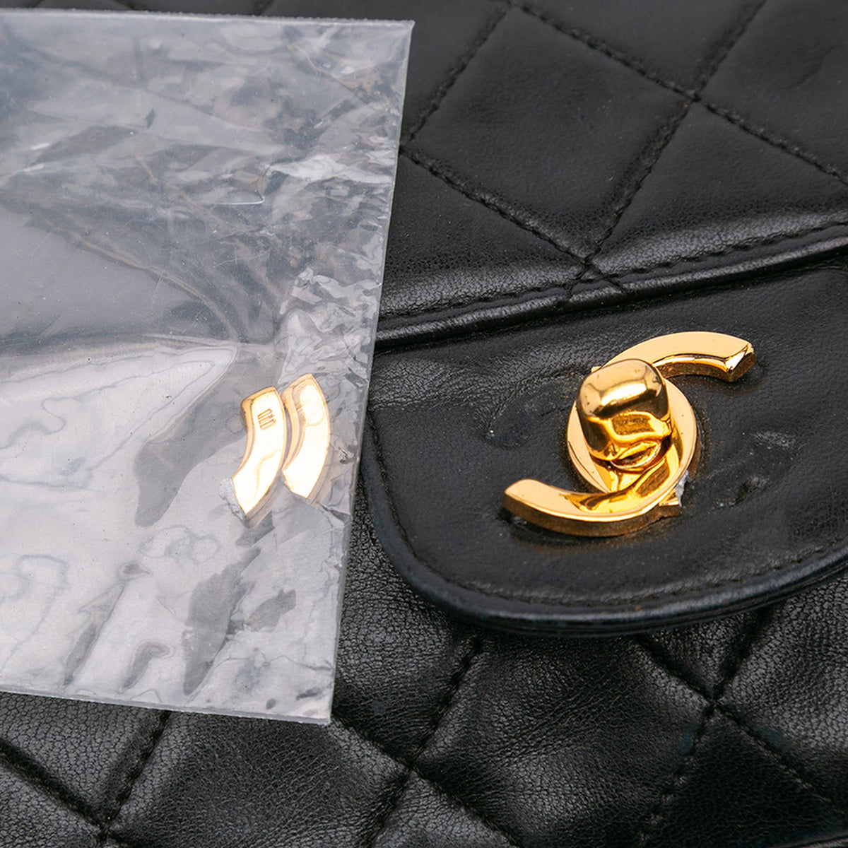 Chanel Medium Quilted Lambskin Double Flap