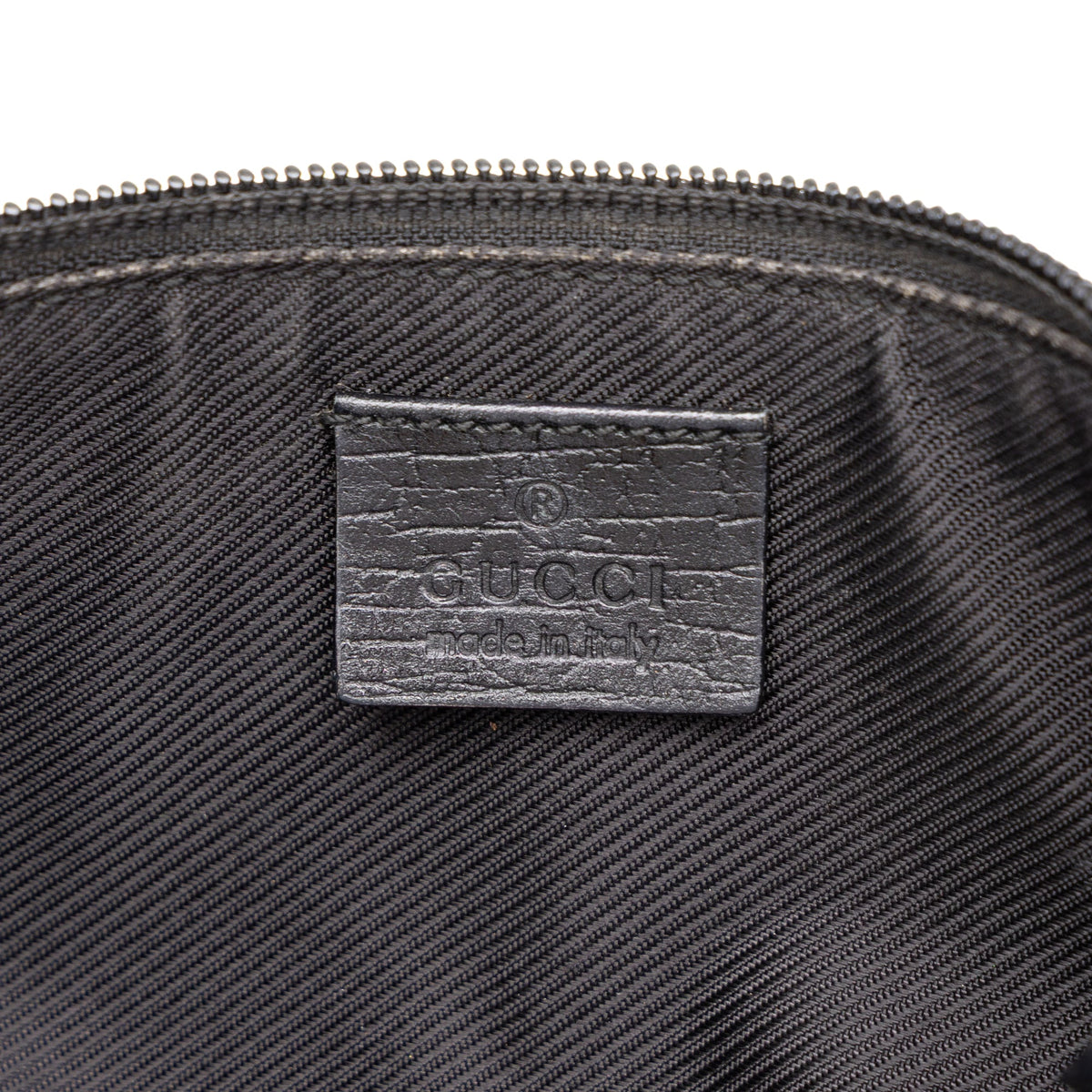 Gucci GG Canvas Web Boat — Black
