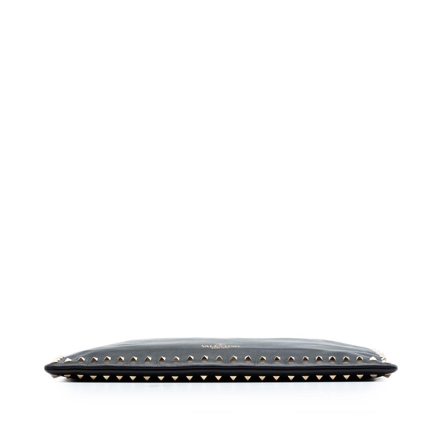 Valentino Large Leather Rockstud Clutch
