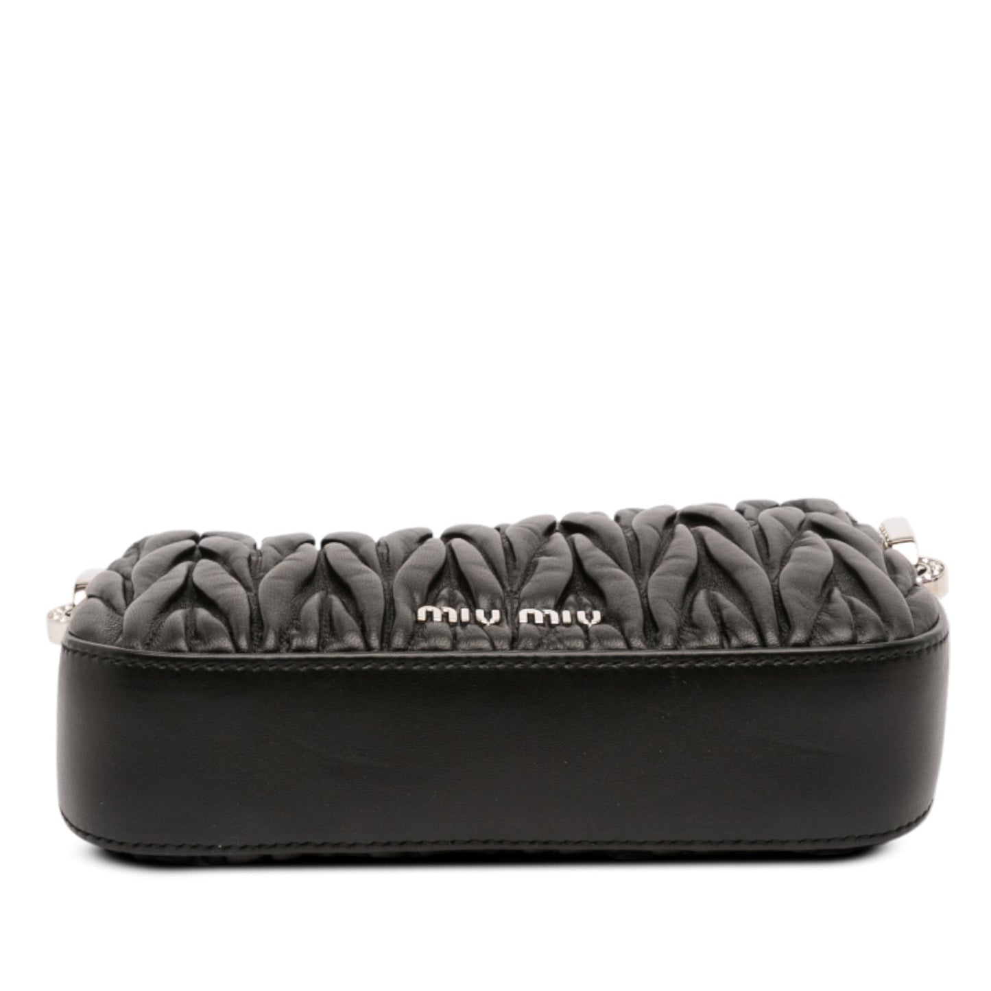 Miu Miu Nappa Matelasse Sassy Shoulder Bag