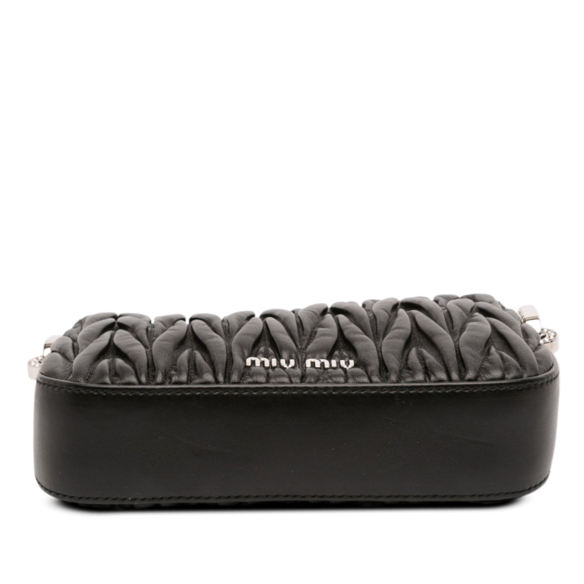 Miu Miu Nappa Matelasse Sassy Shoulder Bag