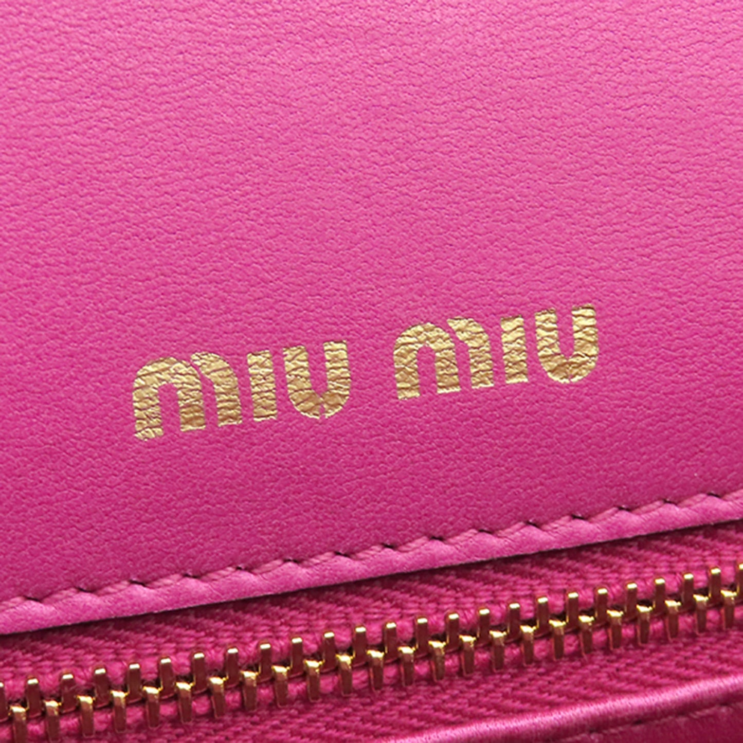 Miu Miu MM Paris Emiuticon Jacquard and Croc Embossed Patent Crystal Chain Crossbody