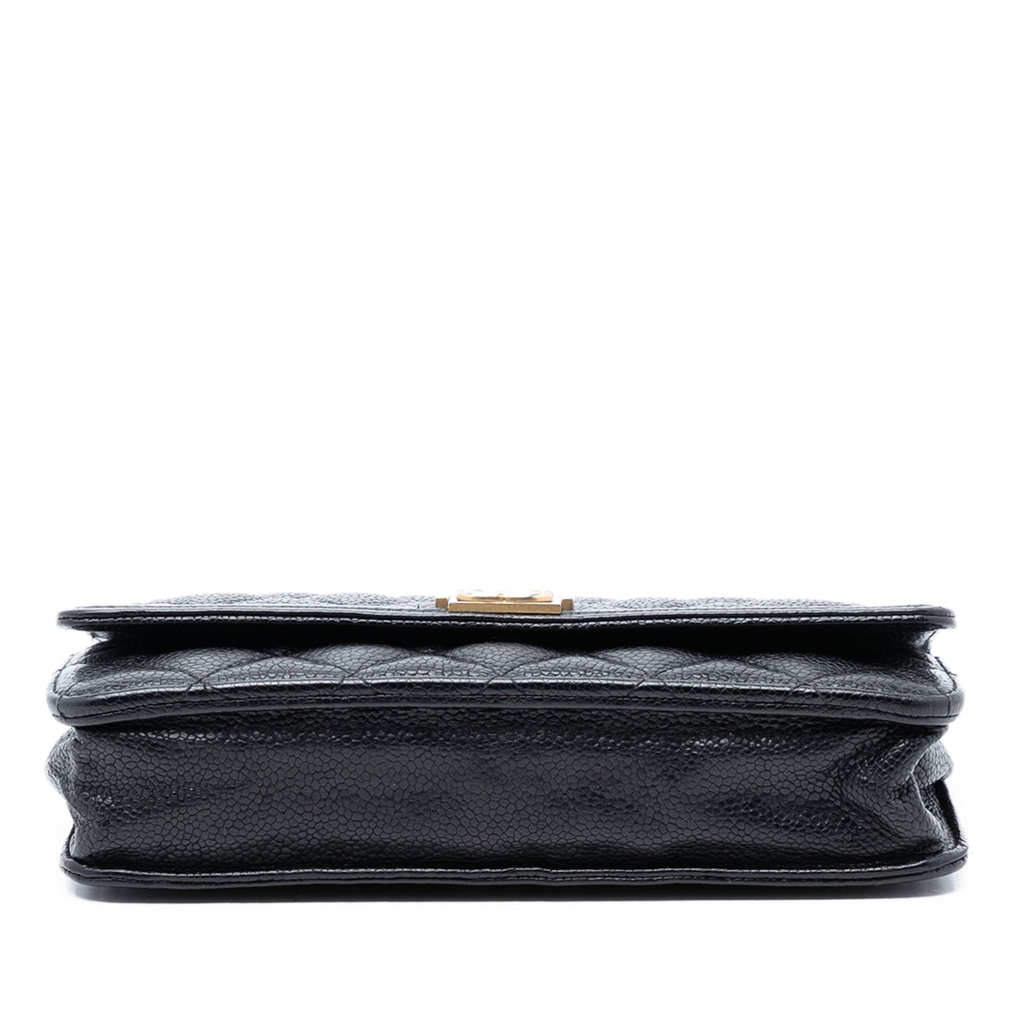 Chanel Quilted Caviar Boy Wallet on Chain