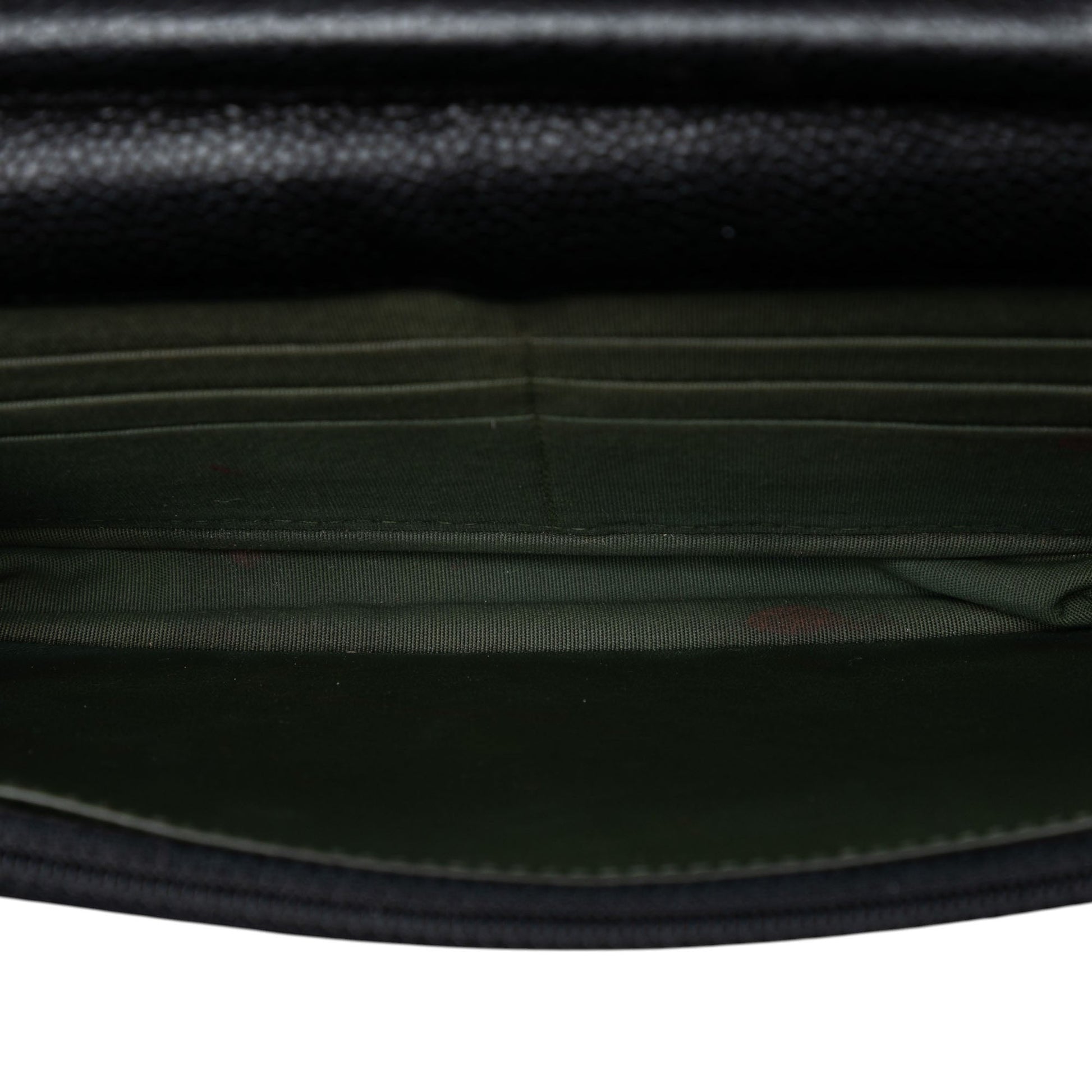 Chanel Quilted Caviar Boy Wallet on Chain
